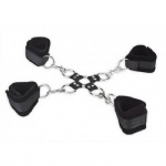 short-plush handcuff and anklecuff