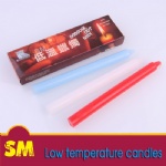 Low temperature candles